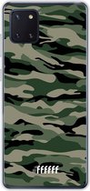 Samsung Galaxy Note 10 Lite Hoesje Transparant TPU Case - Woodland Camouflage #ffffff