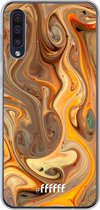 Samsung Galaxy A50 Hoesje Transparant TPU Case - Brownie Caramel #ffffff