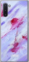 Samsung Galaxy Note 10 Hoesje Transparant TPU Case - Abstract Pinks #ffffff