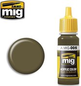AMMO MIG 0005 Grey Green Opt. 1 RAL 7008 - Acryl Verf spuitbus