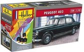 1:43 Heller 56161 Peugot 403 Car - Starter Kit Plastic kit