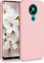 kwmobile telefoonhoesje geschikt voor Nokia 3.4 - Hoesje voor smartphone - Back cover in mat roségoud