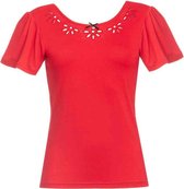 Vive Maria Top -XXL- Midsummer Flower Rood