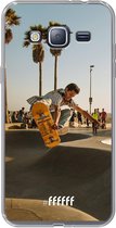 Samsung Galaxy J3 (2016) Hoesje Transparant TPU Case - Let's Skate #ffffff