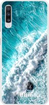 Samsung Galaxy A70 Hoesje Transparant TPU Case - Perfect to Surf #ffffff