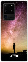 Samsung Galaxy S20 Ultra Hoesje Transparant TPU Case - Watching the Stars #ffffff