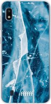 Samsung Galaxy A10 Hoesje Transparant TPU Case - Cracked Ice #ffffff