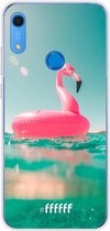Huawei Y6 (2019) Hoesje Transparant TPU Case - Flamingo Floaty #ffffff
