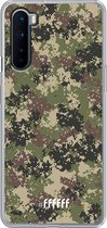 OnePlus Nord Hoesje Transparant TPU Case - Digital Camouflage #ffffff