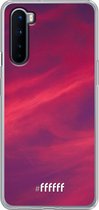 OnePlus Nord Hoesje Transparant TPU Case - Red Skyline #ffffff