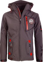 Geographical Norway Softshell Jas Stretch Grijs Platinum - S