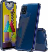 Voor Galaxy M31 schokbestendig krasbestendig TPU + acryl beschermhoes (transparant)