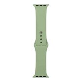 Voor Apple Watch Series 5 & 4 44 mm / 3 & 2 & 1 42 mm siliconen horlogebandje, kort gedeelte (vrouwelijk) (mintgroen)