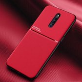Voor vivo X27 Pro Classic Tilt Strip Grain Magnetisch Schokbestendig PC + TPU-hoesje (rood)