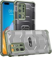 Voor Huawei P40 Pro + wlons Explorer Series PC + TPU beschermhoes (groen)