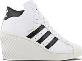 adidas Superstar Ellure W - Dames Plateau Sneakers Sport Casual Schoenen Wedge Wit FW0102 - Maat EU 38 UK 5