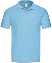 Fruit of the Loom Heren Origineel Piqué Poloshirt (Hemelsblauw)