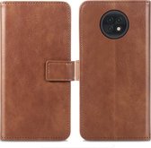 iMoshion Hoesje Geschikt voor Xiaomi Redmi Note 9T (5G) Hoesje Met Pasjeshouder - iMoshion Luxe Bookcase - Bruin