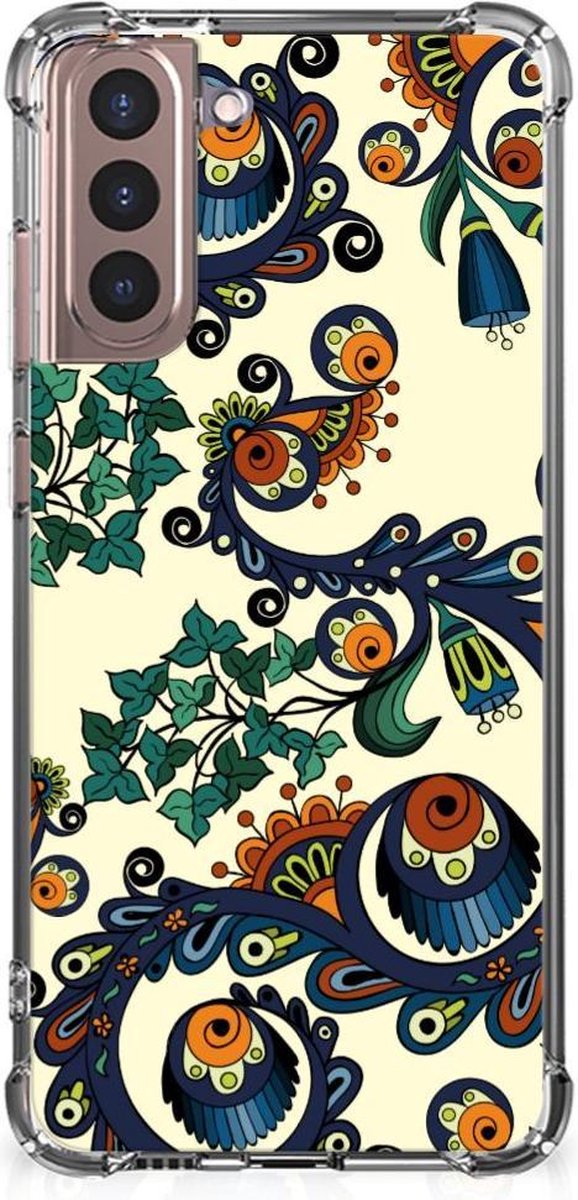 Anti Shock Case Samsung Galaxy S21 Plus Barok Flower