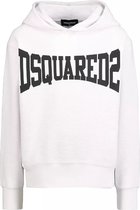 Dsquared2 Jongens Hoodie logo Wit maat 152