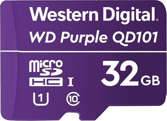 WD Purple - Micro SDHC 32GB - UHS1 & A1 -