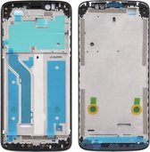 Front Behuizing LCD Frame Bezel Plate voor Motorola Moto E5 Plus (Zwart)