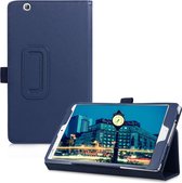 kwmobile hoes geschikt voor Huawei MediaPad M3 8.4 - Slanke tablethoes met standaard - Tablet cover in donkerblauw