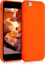 kwmobile telefoonhoesje geschikt voor Apple iPhone 6 / 6S - Hoesje voor smartphone - Back cover in neon oranje