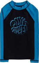 Quiksilver - UV-zwemshirt voor jongens - Longsleeve - Bubble Trouble - Zwart - maat 98cm