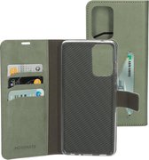 Mobiparts Classic Wallet Case Samsung Galaxy A72 (2021) 4G/5G Stone Groen hoesje