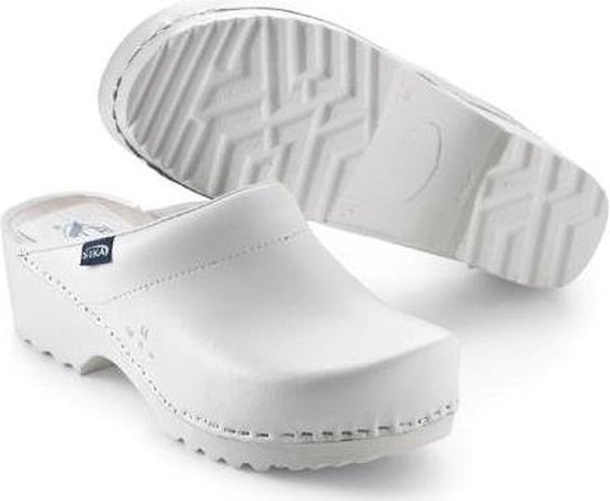 Sika 148 Clog Traditional Open Heel PU - Wit - 40