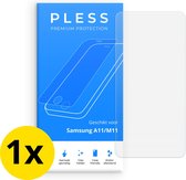 Samsung A11 Screenprotector 1x - Beschermglas Tempered Glass Cover - Pless®