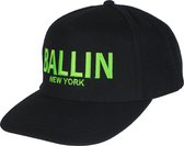 Ballin - Snapback - Cap - Unisex - Zwart - Neon Groen