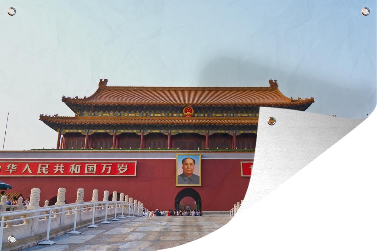 Tuindecoratie De Poort van de Hemelse Vrede op Tiananmenplein - 60x40