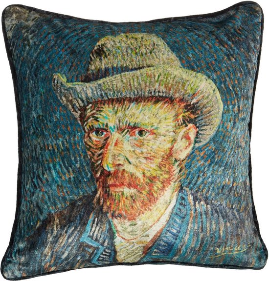 Beddinghouse x Van Gogh Museum Van Gogh - Sierkussen - 45 x 45 cm - Blauw