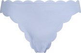 Hunkemöller Dames Badmode Rio bikinibroekje Scallop  - Blauw - maat XL