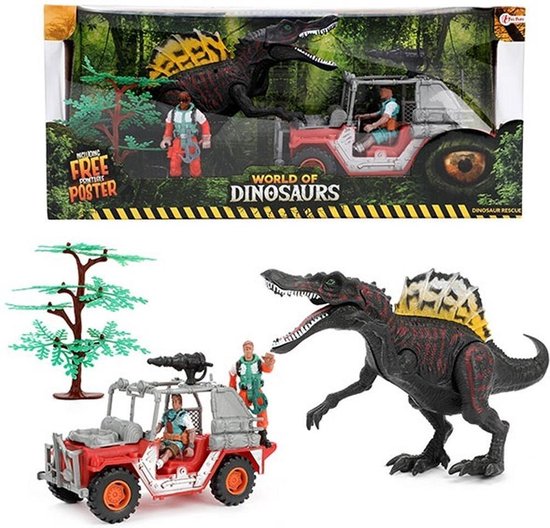 Afbeelding van het spel World of Dinosaurs Speelset met Jeep