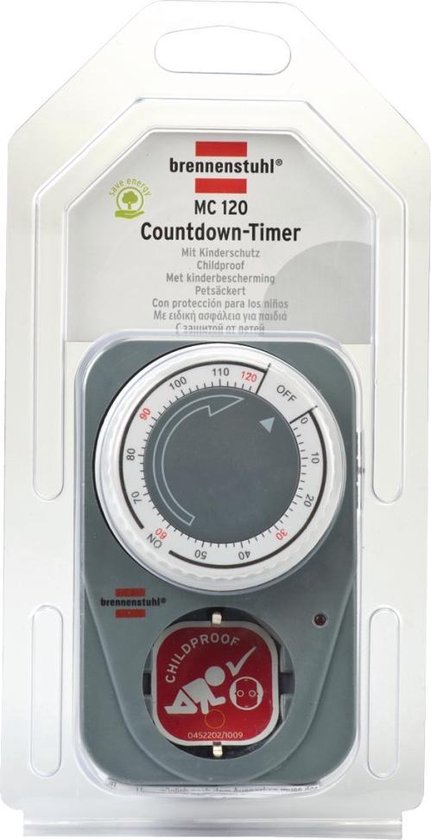 BRENNENSTUHL - Digital Countdown Timer, prise de…