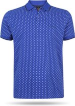 Pierre Cardin - Heren Polo - Gestippeld - Royal Blue