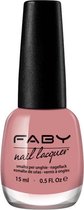 Faby Nagellak Rosebud Dames 15 Ml Vegan Zalmroze