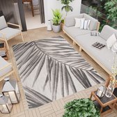 Tapiso Patio Grijs Tuintapijt Buiten Buitenkleed Outdoor Modern Maat- 120x170