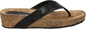 Lazamani dames slipper - Zwart - Maat 40