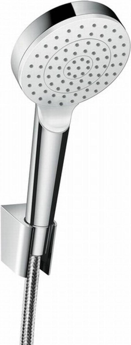 hansgrohe Porter 'S badset - slang 125 cm - chroom/wit