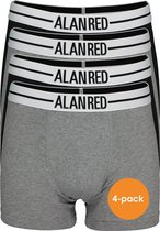 ALAN RED boxershorts (4-pack) - zwart / grijs - Maat: XXL