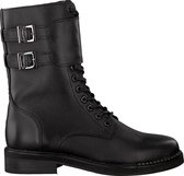 Omoda Pleun Fat 3140 Veterboots - Laarzen Met Veters - Dames - Zwart - Maat 39