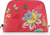 Pip Studio Grote Make-up Tas - Rood - Jambo Flower