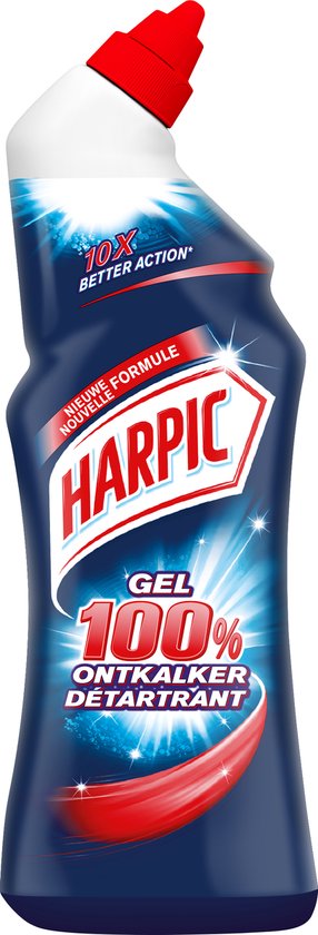 Harpic - Gel WC - 100% Détartrant - 6 x 750 ml