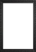 Barok Lijst 70x70 cm Zwart - Abigail