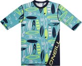O'Neill - UV Zwemshirt voor jongens - AOP Skins - Blauw en geel AOP - maat 164cm
