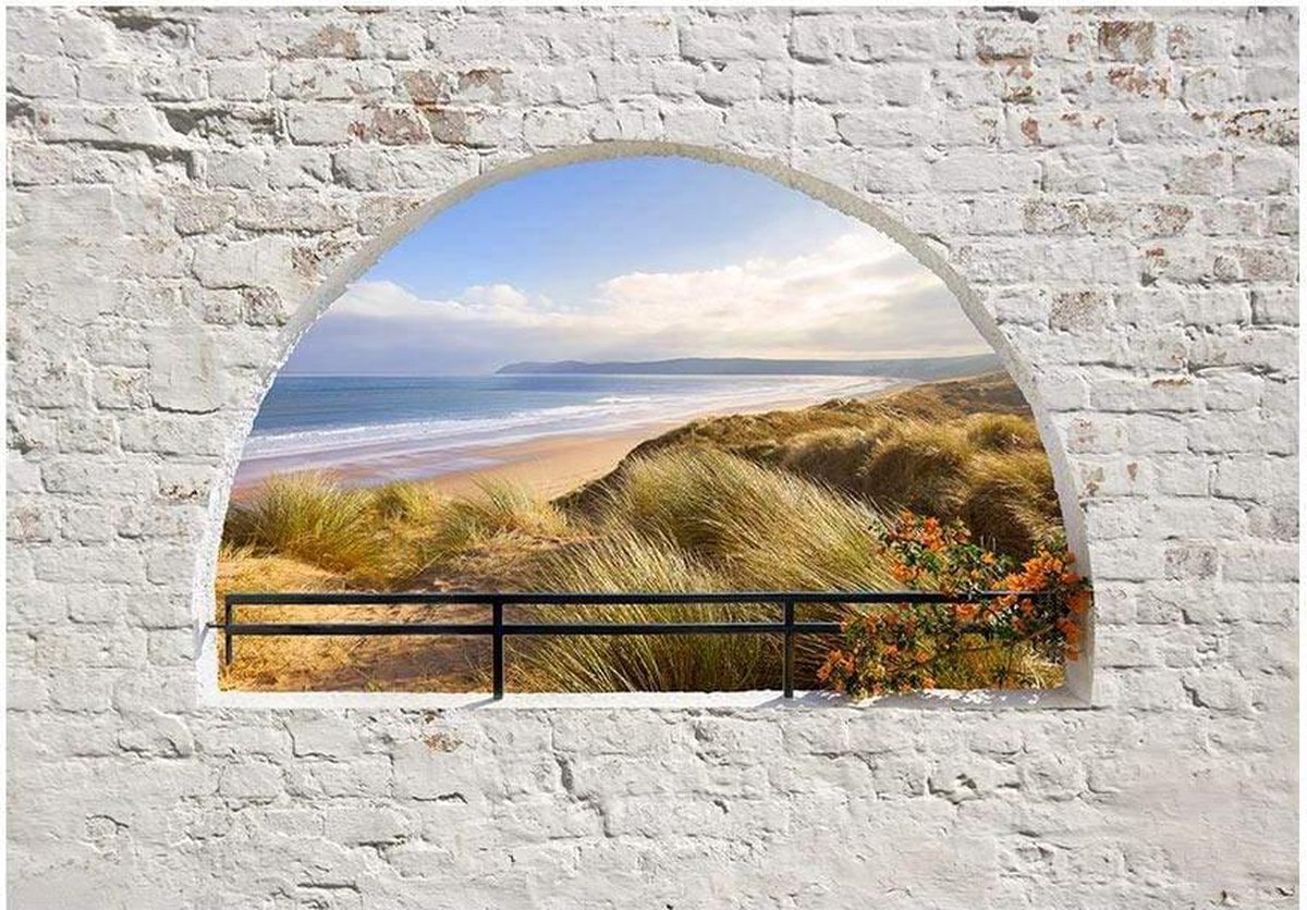 Fotobehang - Hidden Beach 100x70cm - Vliesbehang
